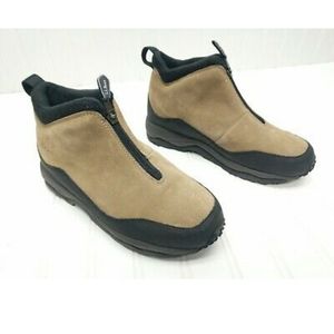 L.L.Bean Women  Zip Up Suede Boots Primalof size6